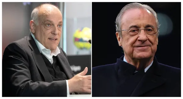 Florentino Perez and Javier Tebas