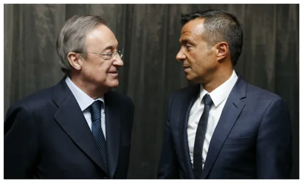 Florentino Perez and Jorge Mendes