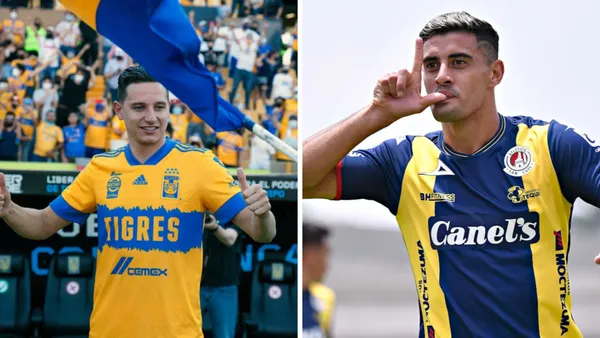 Florian Thauvin with the Tigres jersey.