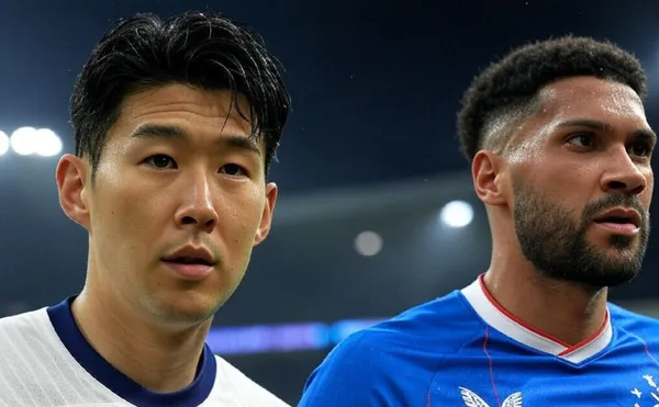 Follow the minute-by-minute match between Rangers and Tottenham Hotspur in the Europa League in Scotland.