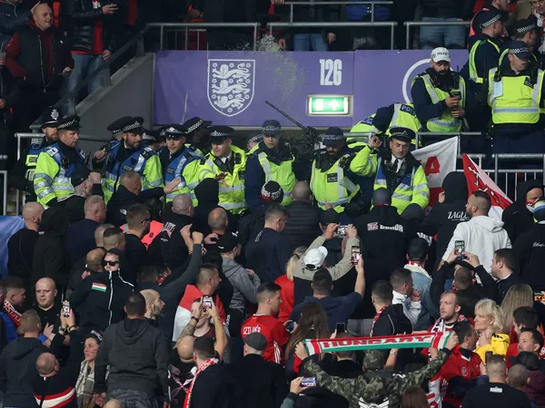 For the UEFA Qualifiers, the pre-game between England and Hungary at Wembley was marked by a fight between visiting fans and the police.