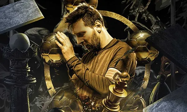 From the hand of a designer who worked for Marvel and Disney, the Argentine star of PSG set his sights on the world of modern art.