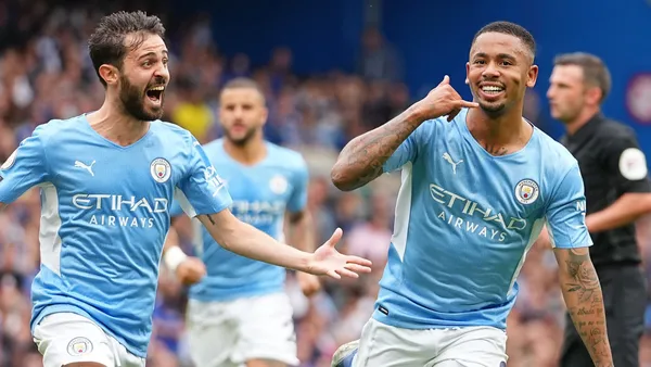 Gabriel Jesus scored the only goal of the game as Manchester City beat Chelsea to end the Blues unbeaten start to the season.