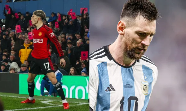 Garnacho confesses Messi's action after his celebrations as a Cristiano