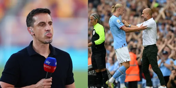 Gary Neville criticizes Pep Guardiola for his action with Haaland