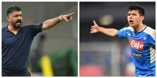 Gennaro Gattuso sent Hirving Lozano to the bench in his best moment. Lorenzo Insigne got injured in the first half and Lozano had to came into the field.