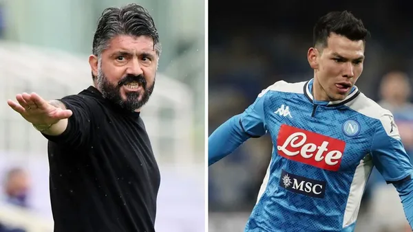 Gennaro Gattuso to return to coaching after a sabbatical year and would bring Hirving Lozano out of Napoli.