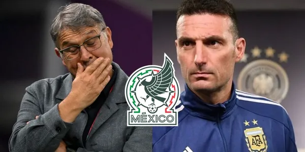 Gerardo Martino does not have a disclaimer and they uncover what he talked about with Scaloni after Mexico's defeat