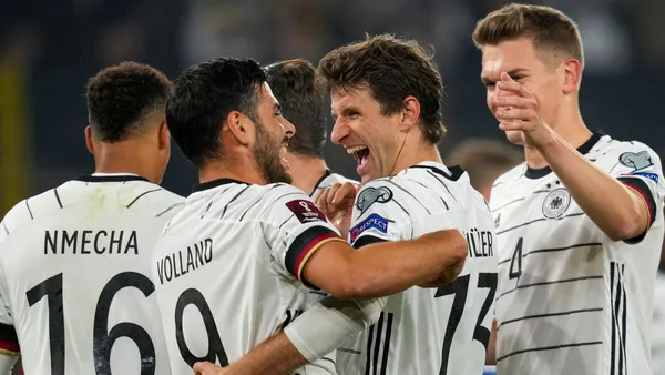 Germany beat Liechtenstein 9-0 in a match that was merely for bragging rights and was of no importance.