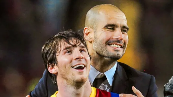 Guardiola and Messi