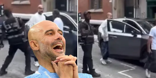 Guardiola experienced a funny moment on the streets of Manchester