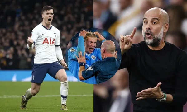 Guardiola's reaction to Haaland and Lo Celso's fight at the end of the season