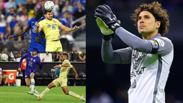 Guillermo Ochoa left after 30 minutes after getting angry with one of his América teammates