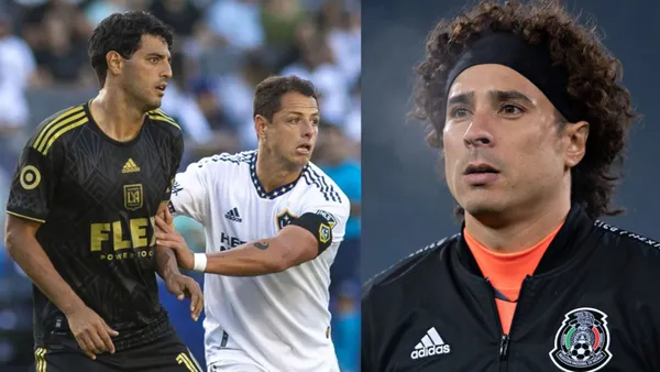 Guillermo Ochoa met again with Chicharito and Carlos Vela during the Leagues Cup exhibition matches.