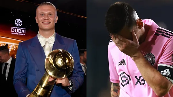 Haaland finally wins a trophy over Messi