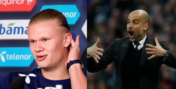 Haaland gives the worst news to his manager, Pep Guardiola from City
