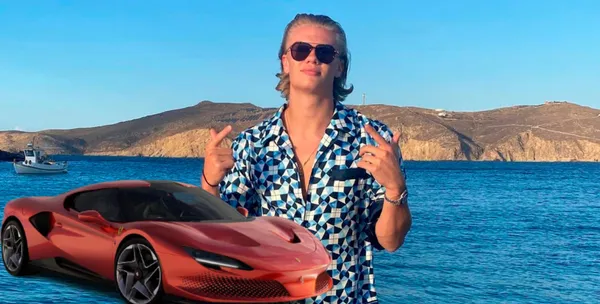 Haaland has a Ferrari that neither Vinícius nor Mbappé have