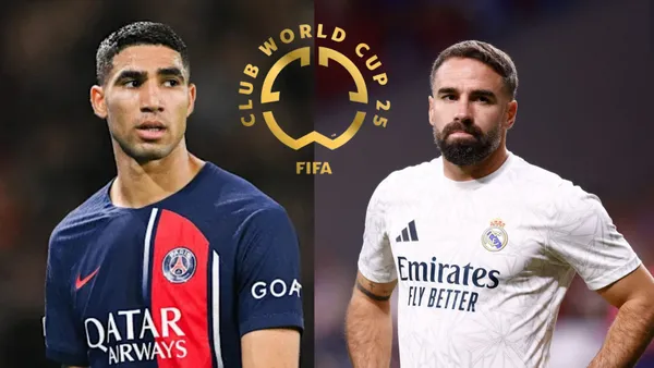 Hakimi and Carvajal. Photo. El Confidencial