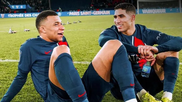 Hakimi and Mbappe