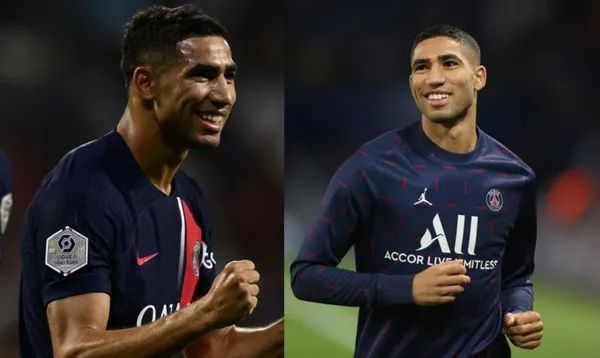 Hakimi gives the lead for PSG against Olympique Marseille