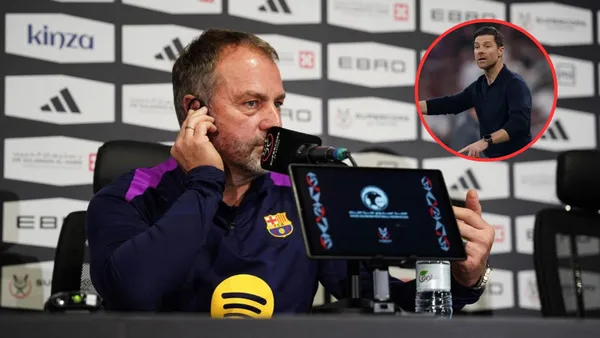 Hansi Flick spoke about Xabi Alonso - FC Barcelona