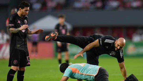 he bodyguard had a very tough time at Inter Miami's friendly match.