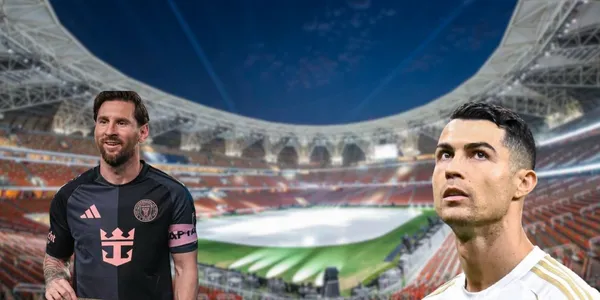 PHOTO: Cristiano Ronaldo with Al Nassr and Lionel Messi with Inter Miami.