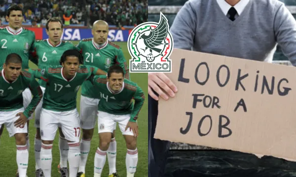 He was a World Cup player with El Tri, he was banned because of a woman, now he has no job.