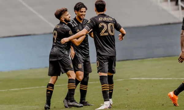 He was born at California, many compare him with the Argentinian legend and he plays with Vela.