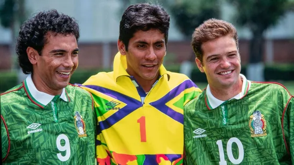 he was sent off in the 1994 World Cup round of 16.