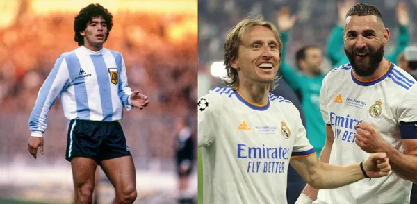 He's nicknamed after Maradona, and he wants to play in Real Madrid.