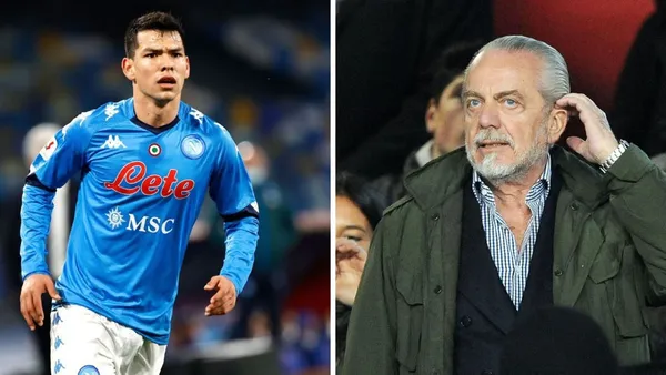 Hirving Lozano arrived in Mexico for shoulder surgery but receives a low blow from Napoli.