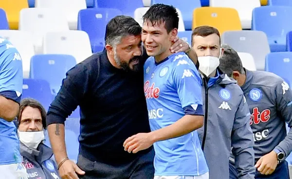 Hirving Lozano no tendrá a Gennaro Gattuso como entrendor en Napoli la próxima temporada