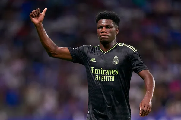 Hit a great hat-trick made at the minute 21’ Tchouameni scores his first goal with Real Madrid.