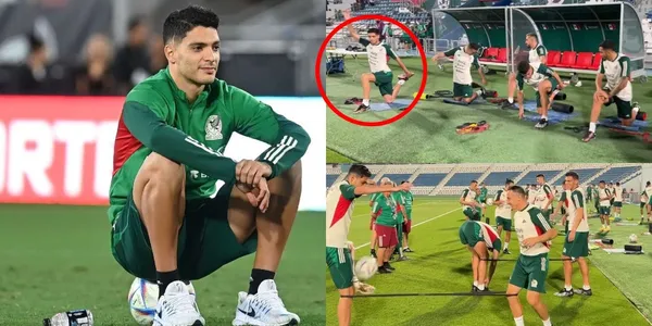 Hours before the Mexico vs Poland game, images of Raul Jimenez's physical condition are leaked