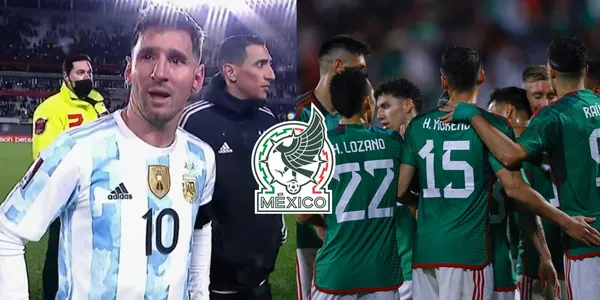 In Mexico they forgot about his failure and wanted to make fun of the captain of the Argentine team.