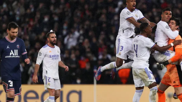 In the Round of 16 of the European Champions League, the French club's 30th player was unable to score against Thibaut Courtois.