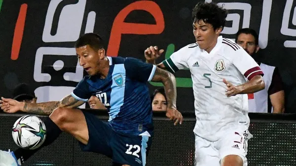 It was his first cap with El Tri.