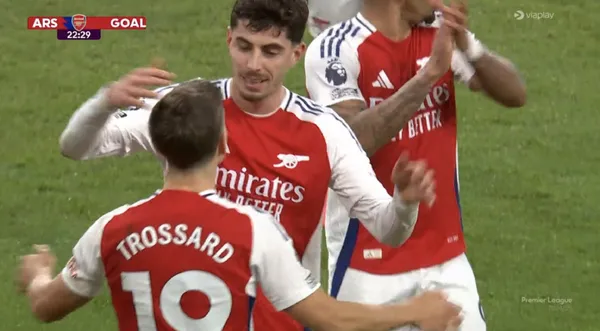 It was not until the 22nd minute that the Gunners opened the scoring at the Emirates Stadium