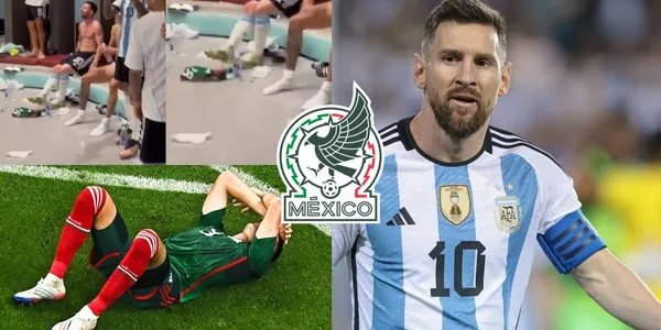 It wasn't just Lionel Messi, the player who threw Mexico's on the ground and also went viral