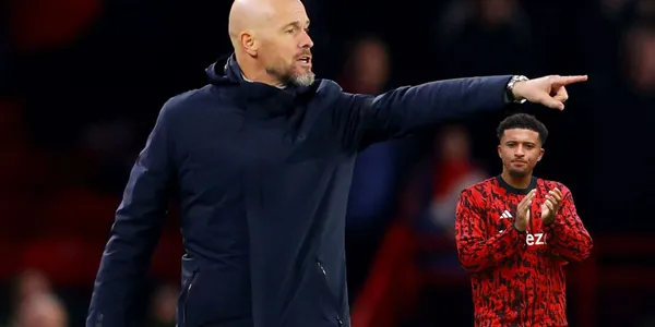 Jadon Sancho has been left apart by United for more than one month