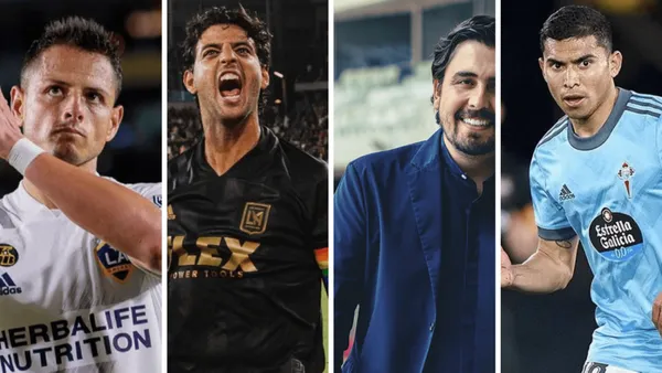Javier Hernandez, Carlos Vela, Amaury Vergara and Orbelin Pineda.