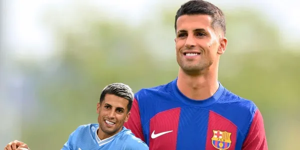 Joao Cancelo is currently on loan with FC Barcelona