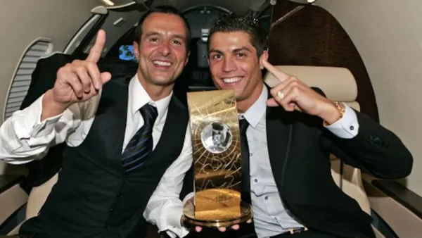 Jorge Mendes and CR7. PHOTO: El Pais