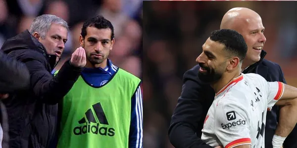 Jose Mourinho and Arne Slot