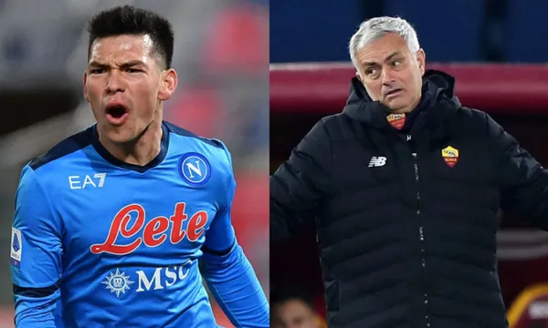 Jose Mourinho unloaded against Mexican Hirving Lozano after the duel between AS Roma and Napoli