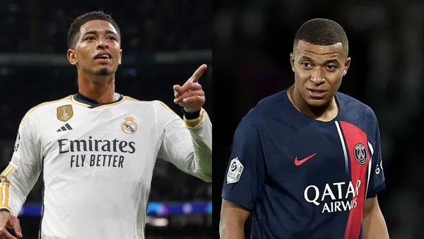 Jude Bellingham is ahead of Kylian Mbappe in a surprising ranking.