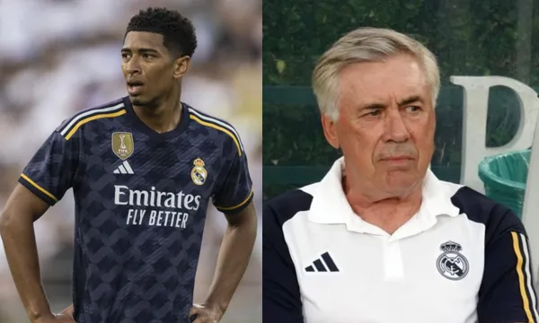 Jude Bellingham's reaction to Carlo Ancelotti's decision