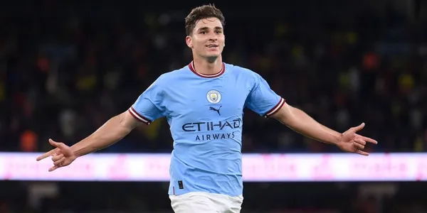 Julian Alvarez is really shining under Guardiola's management.