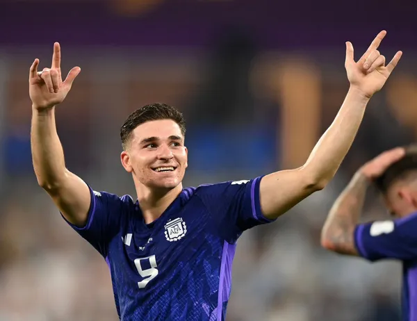 Julian Alvarez shone in an important way against the Peruvian team